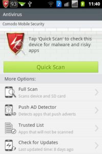 COMODO Mobile Security - Antivirus Free Scan