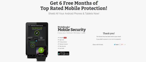 Bitdefender Android 6 Monate kostenlos