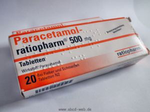 Paracetamol Verpackung